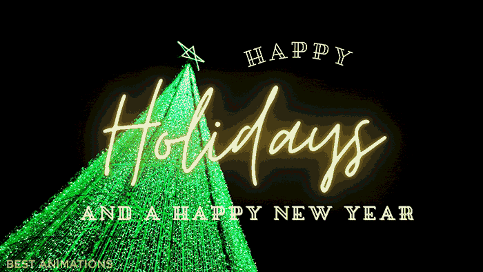 Happy Holidays And Happy New Year  gif