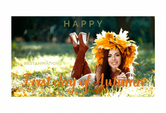 Happy First Day of Autumn Gif