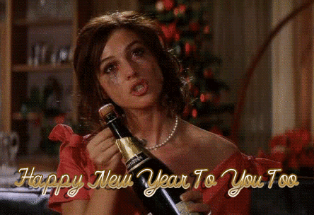 Funny Happy New Year To You Too  animated gif