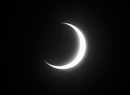 Amazing Crescent Moon Gif