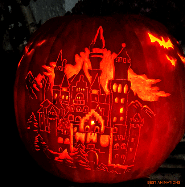 Castle Pumpkin Carving