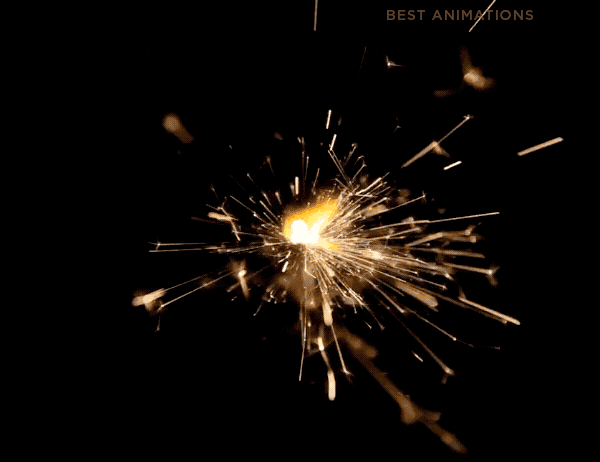 Celebrate Sparkler animated gif