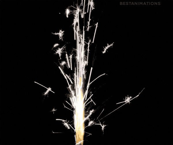 Sparkler Celebration animated gif